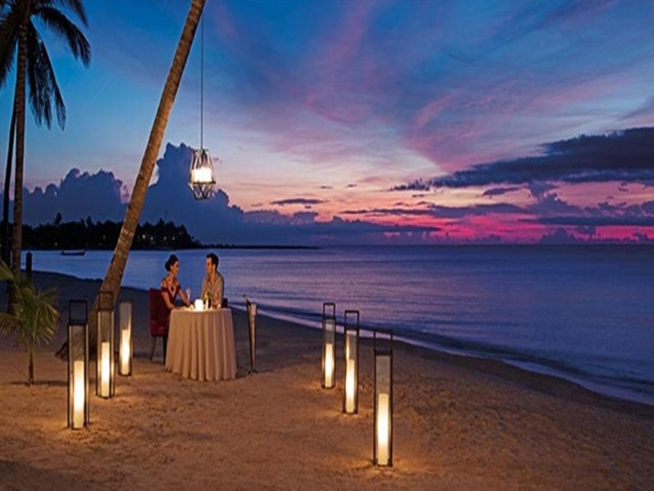 Paquetes de bodas en la playa - playa de noche