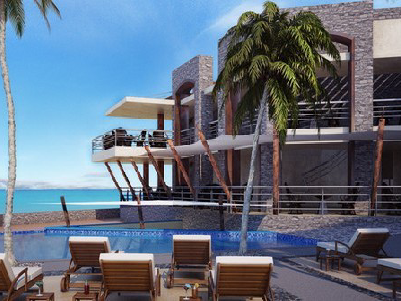estructura de hotel - Bodas en la playa - Now amber - Now amber hotel - bodas en vallarta - Paquetes de boda en Vallarta
