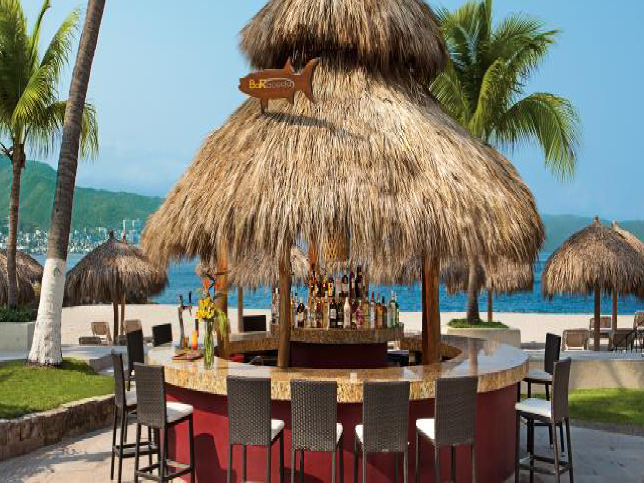 bar de alberca - Bodas en la playa - Sunscape - Sunscape Hotel - bodas en vallarta - Paquetes de boda en Vallarta